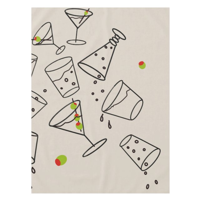 Toalha De Mesa Bebidas Tablecloth (Frente)
