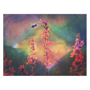 Toalha de Mesa Bee N Wildflowers Diamond Earth Ton