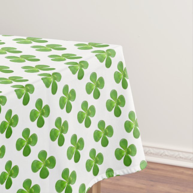 Toalha De Mesa Bela Árvore de Jade Folhas Verdes (Posição Original)