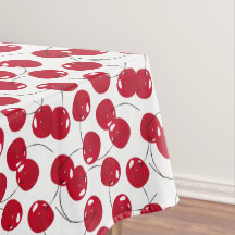 Bela Cereja Vermelha Fresca Pensada