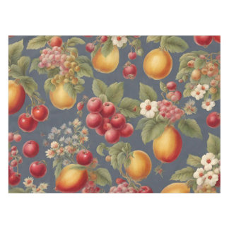 Toalha De Mesa Belas Frutas e Flores. Estilo francês