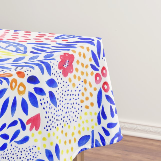 Toalha De Mesa Belle Bold Floral Tablecloth (Posição Original)