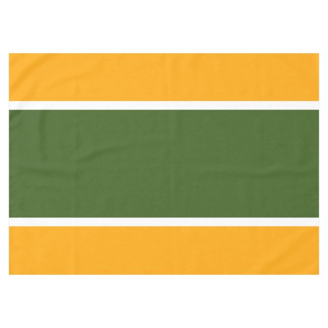 Toalha De Mesa Belo Amarelo Verde da Floresta de Diversão desport (Frente (Horizontal))