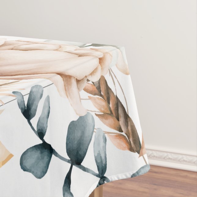 Toalha De Mesa Belo padrão floral sem costura com vinheta (Posição Original)