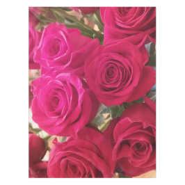 Toalha De Mesa Belo Rosa vermelha de Impressões Real