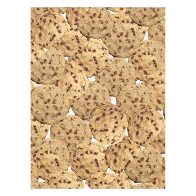 Toalha De Mesa Biscoitos caseiros dos pedaços de chocolate (Frente)