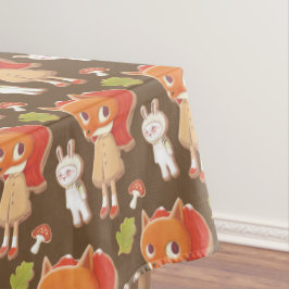 Toalha De Mesa Biscoitos decorados com animais de madeira