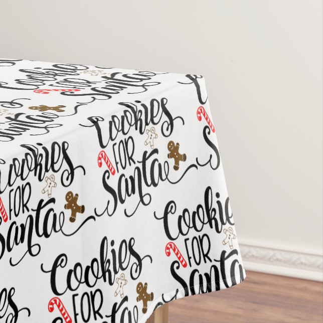 Toalha De Mesa Biscoitos para Papais noeis de Natal Divertido (Posição Original)