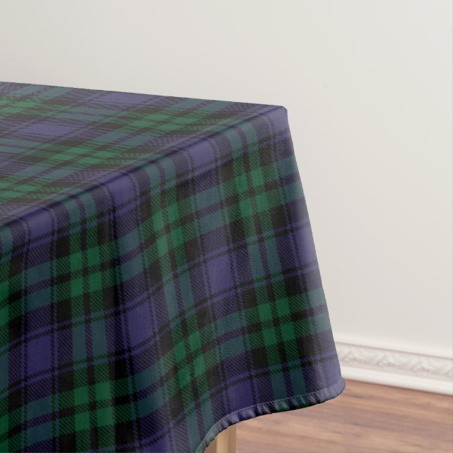 Toalha De Mesa Black Watch Tartan, Plaid (Posição Original)