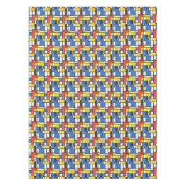 Toalha De Mesa Blocos de Cor do Estilo Mondrian