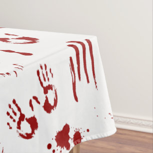 Toalha De Mesa Bloody Handprint Spatter Crime