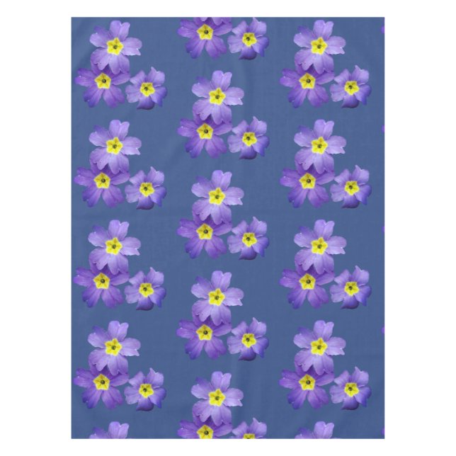 Toalha De Mesa Blossomo Roxo Primavera Sprung Tablecloth (Frente)
