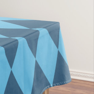 Toalha De Mesa Blue Bavaria Rhombus Flag Pattern