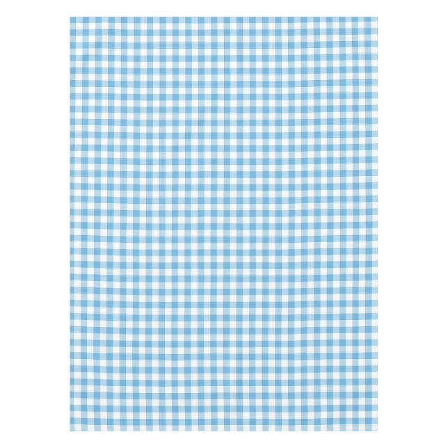 Toalha De Mesa Blue Gingham (Frente)