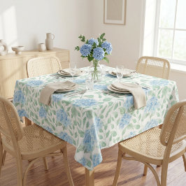 Toalha De Mesa Blue Green Watercolor Wildflower