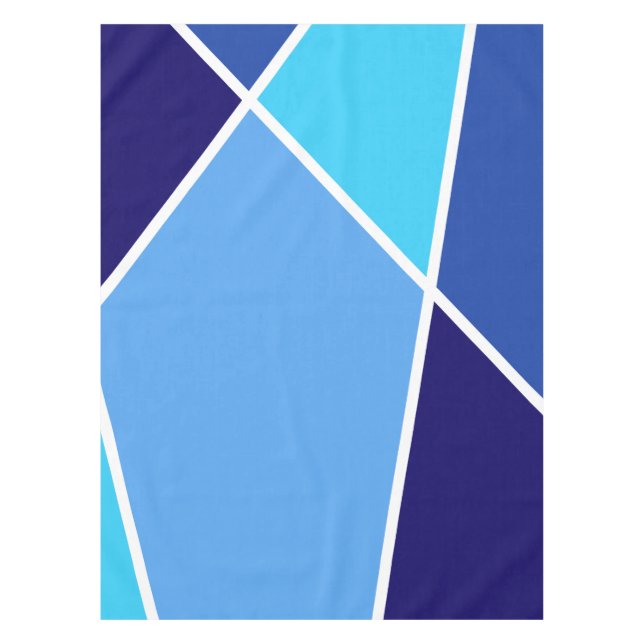 Toalha De Mesa Blue JanaiCreates Color Collection Table Cloth (Frente)