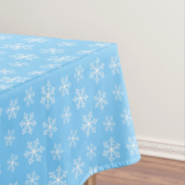 Toalha De Mesa Blue Snowflake Tablecloth