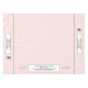 Toalha De Mesa Blush Verde Exposição de Artesanato 52 x 70 Código