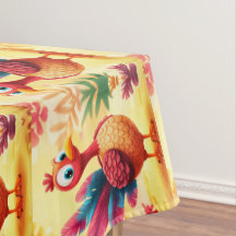 Boa Ação de Graças à Turquia Tablecloth