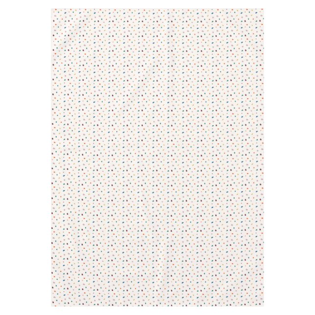 Toalha De Mesa Boho Green Orange Terrazzo Impressão Tablecloth (Frente)