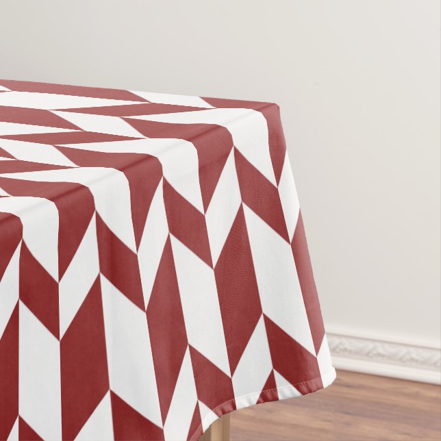 Toalha De Mesa Bold Duas Setas Clínicas com Traço Vermelho Branco (Posição Original)