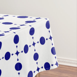 Toalha De Mesa Bolinhas Azuis marinho, Padrão de Bolinhas, Pontos