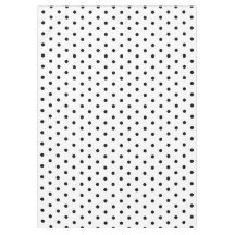 Bolinhas brancas clássicas pretas