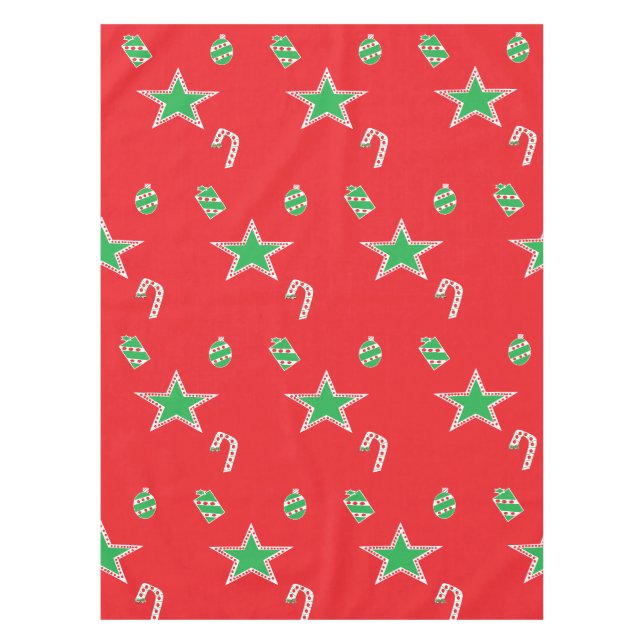 Toalha De Mesa Bolinhas de Tablecloth - Natal (Frente)