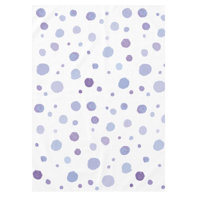 Toalha De Mesa bolinhas pintadas à mão (Frente)