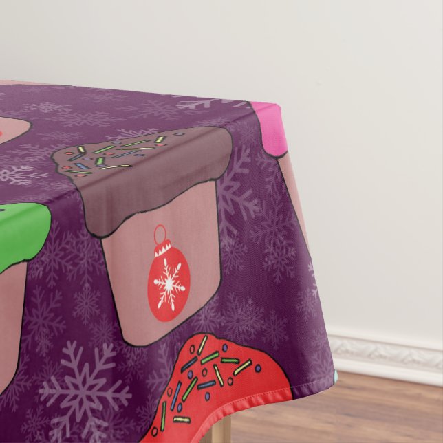 Toalha De Mesa Bolinhos de Natal (Posição Original)