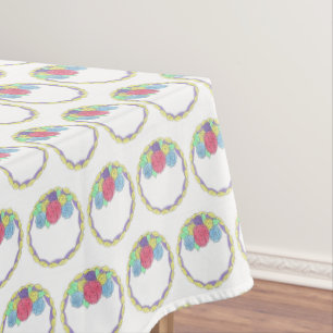 Toalha De Mesa Bolo de Chá de panela de Casamento Floral