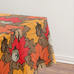 Toalha De Mesa Bolotas e folhas V