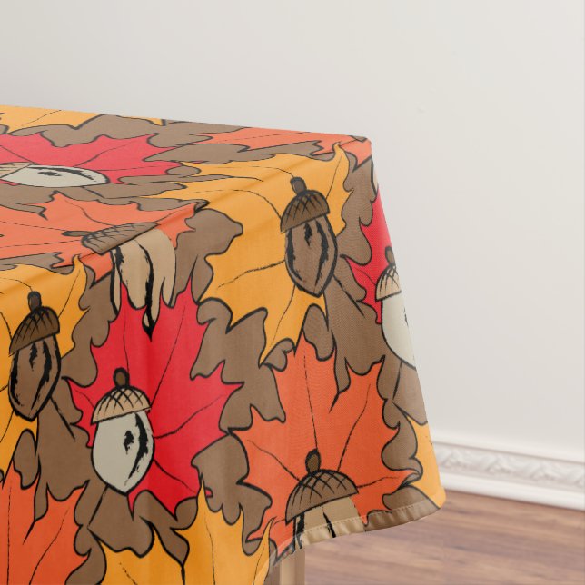 Toalha De Mesa Bolotas e folhas V (Posição Original)