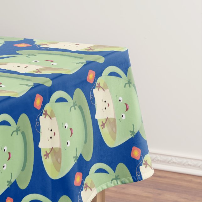 Toalha De Mesa Bonita taça de cartoon humorista (Posição Original)