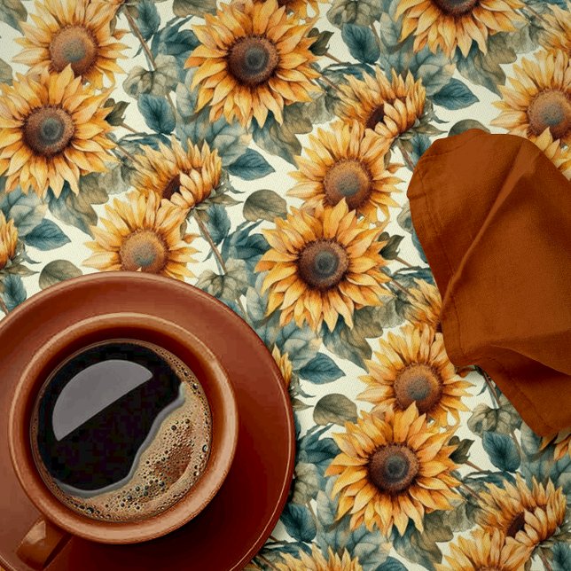 Toalha De Mesa Bonito girassol de outono (Criador carregado)
