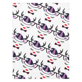 Toalha De Mesa Bonito rosto de Unicórnio