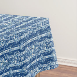 Toalha De Mesa Bonito Toile De Jouy, Azul E Branco