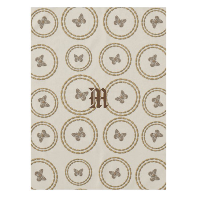 Toalha De Mesa Borboleta-branca (Frente)