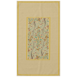 Toalha De Mesa Borboletas e Laranjeiras Nouveau 152 cm x 264 cm