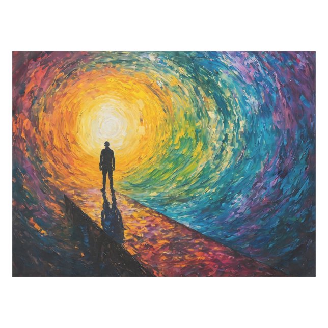 Toalha De Mesa Borda da Dimensão (Frente (Horizontal))