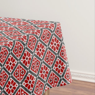 Toalha De Mesa Bordado Étnico Eslavo, Tradicional Balcânico