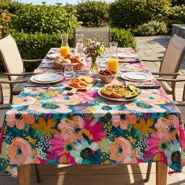 Toalha De Mesa Botânica Floral