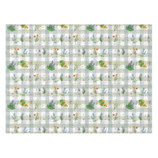 Toalha De Mesa Botanical Herbal checkered