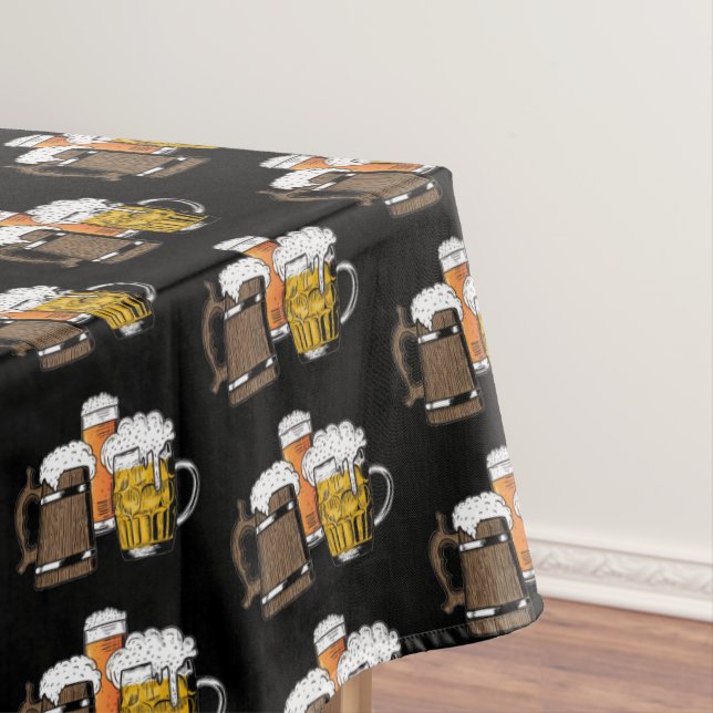 Toalha De Mesa Branco | Novelty Three Cheers | Cervejas (Posição Original)