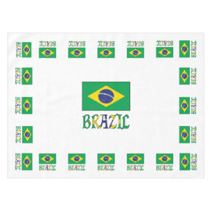 Toalha De Mesa Brasil e Bandeira Brasileira