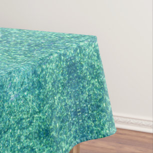 Toalha De Mesa Brilho azul claro
