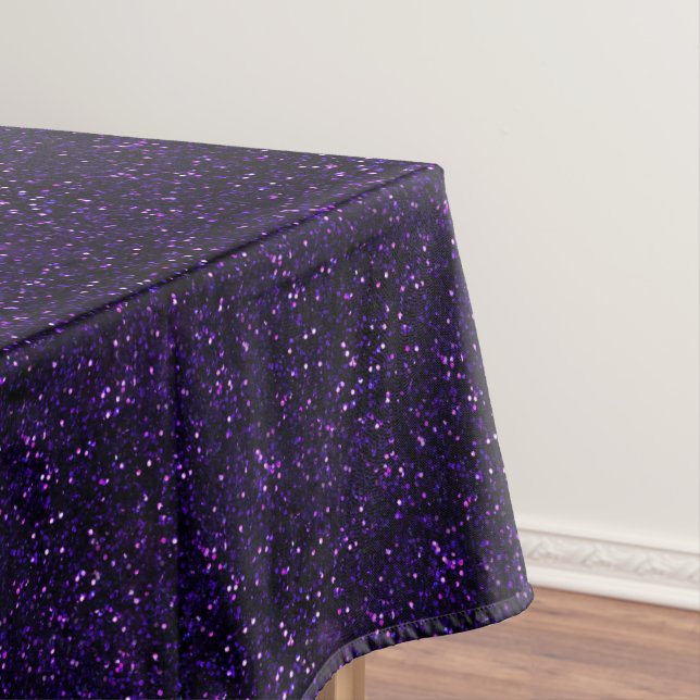Toalha De Mesa Brilho roxo Amethyst escuro (Posição Original)