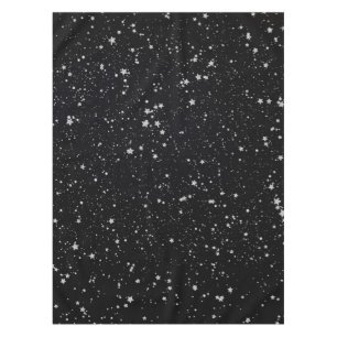 Toalha De Mesa Brilho Stars2 - Preto de prata