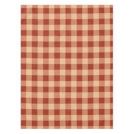 Toalha De Mesa Brown Checkered Gingham Pattern