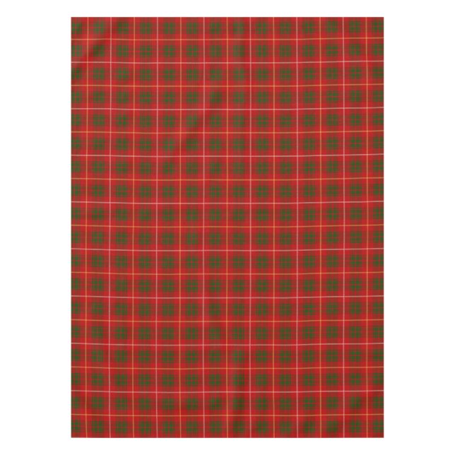 Toalha De Mesa Bruce Scottish Clan Tartan Pattern (Frente)